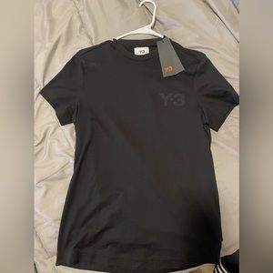 Y-3 Adidas Black on Black Tee